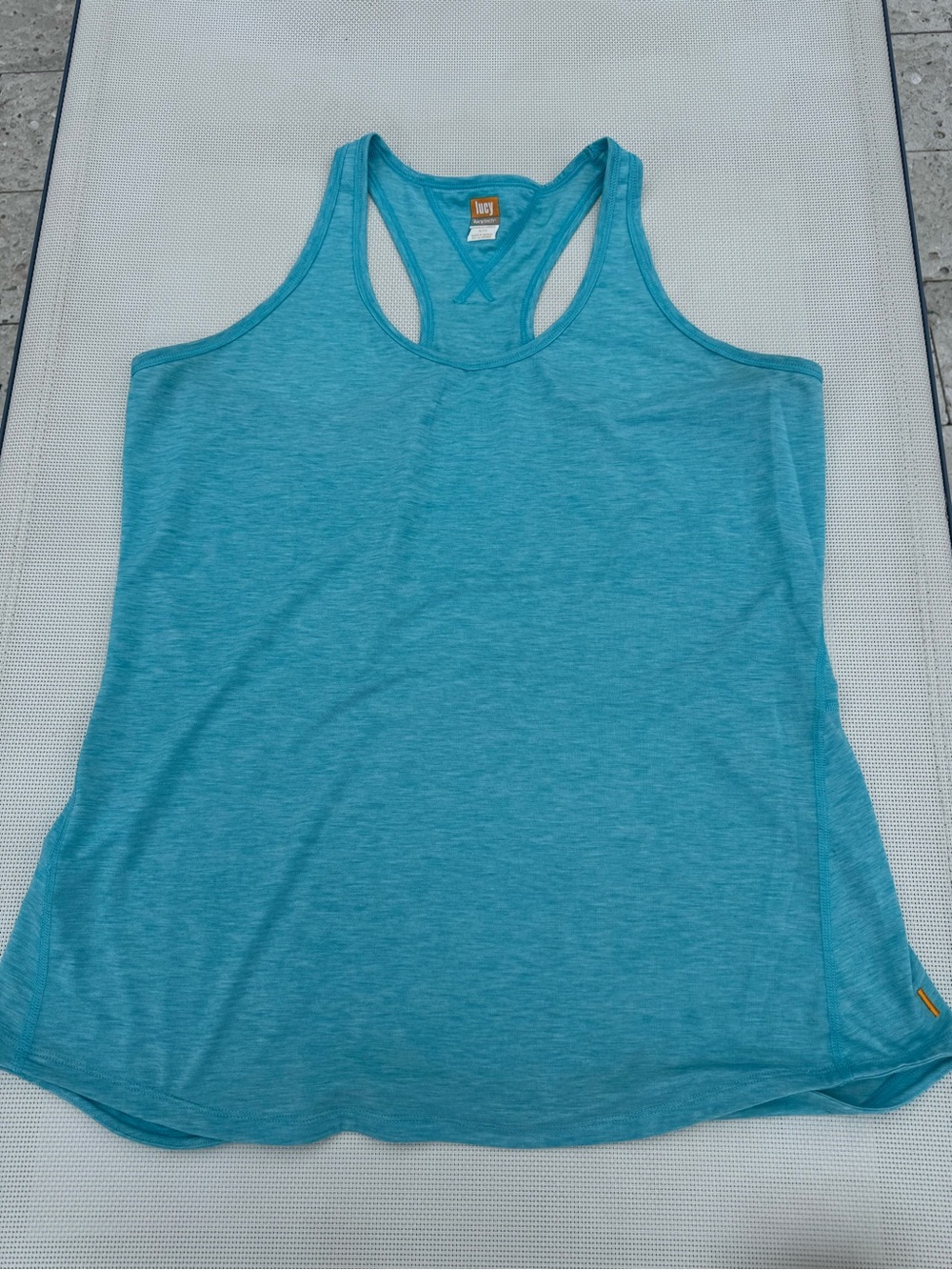 Lucy Teal Racerback Tank Top